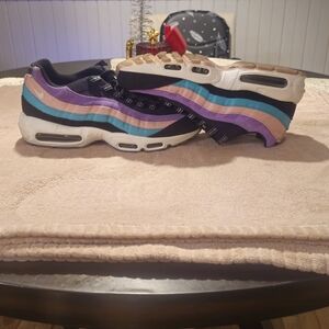 Nike Air Max Sneakers - Black, Purple, Blue